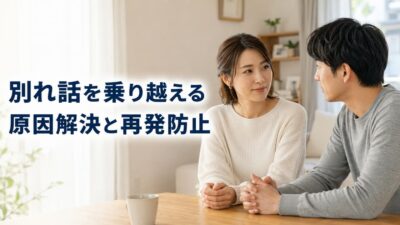 別れ話を乗り越えて交際を続けるには？原因解決と再発防止