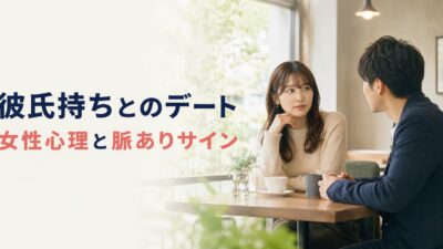 彼氏持ちとデート｜女性心理・誘い方・脈ありサインと告白後のNG行動