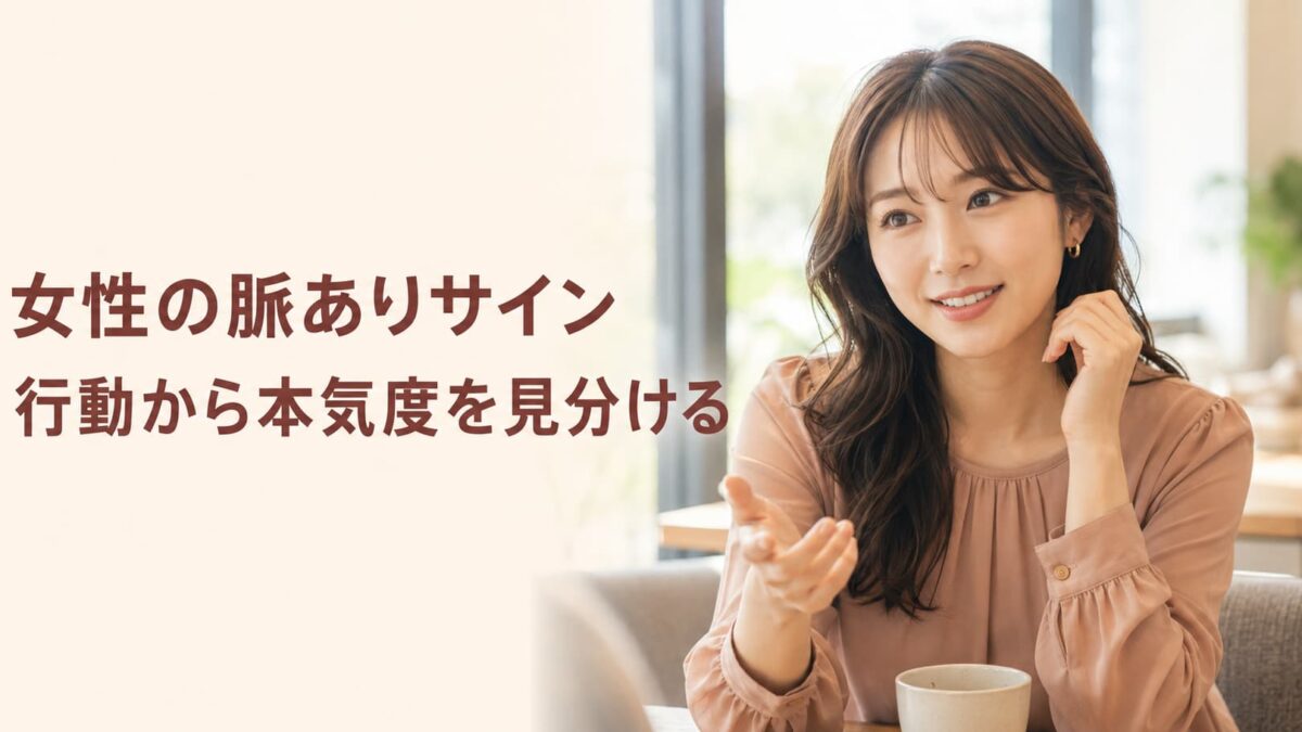 女性が好きな男性に出す脈ありサイン｜行動から本気度を見分ける方法
