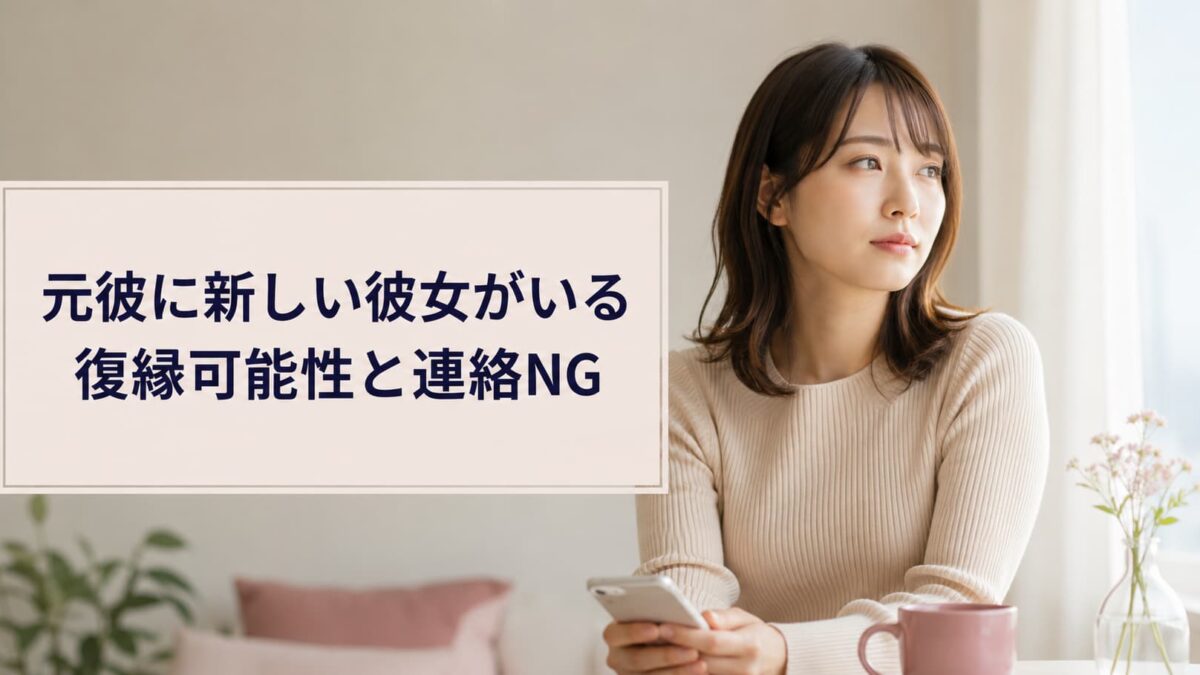 元彼に新しい彼女がいる場合の復縁可能性｜連絡してはいけないケース