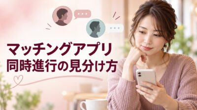 マッチングアプリで同時進行を見分ける方法7選｜脈なしとの違い・聞き方・対処法