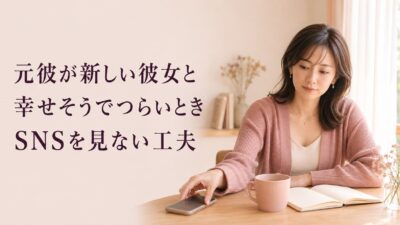 元彼が新しい彼女と幸せそうでつらいとき｜SNSを見ない工夫と立ち直り方
