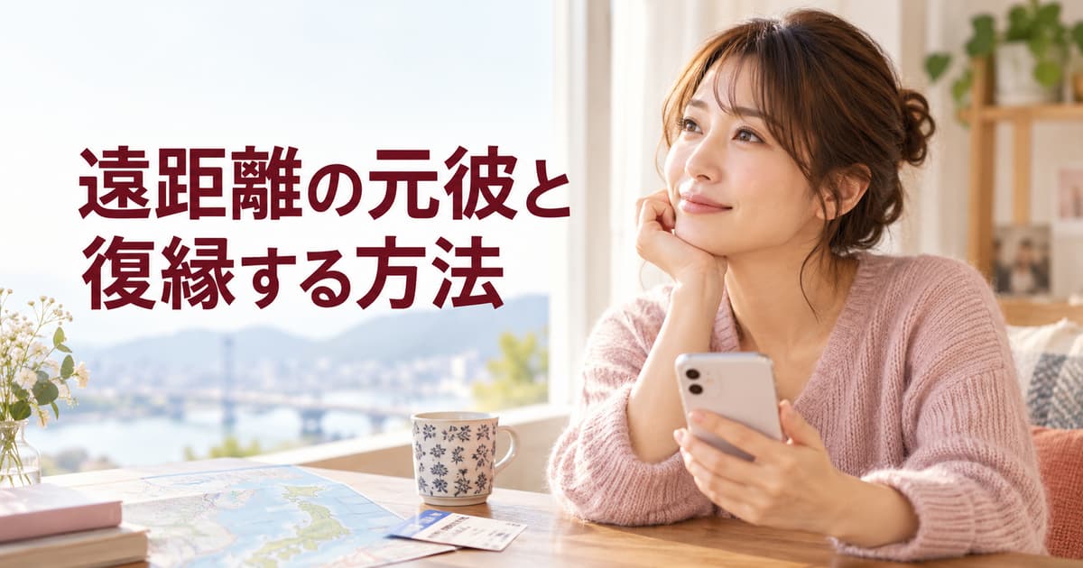遠距離の元彼と復縁する方法｜連絡・再会・距離の問題を解決する手順