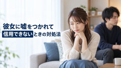 彼女に嘘をつかれて信用できないときの対処法｜別れる判断基準