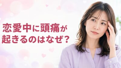 恋愛中に頭痛が起きるのはなぜ？スピリチュアルな解釈と受診目安