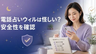 電話占いウィルは怪しい？詐欺の心配と安全性を確認する7項目