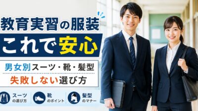 教育実習の服装マナー完全ガイド｜男女別スーツ・靴・髪型の正しい選び方とNG例