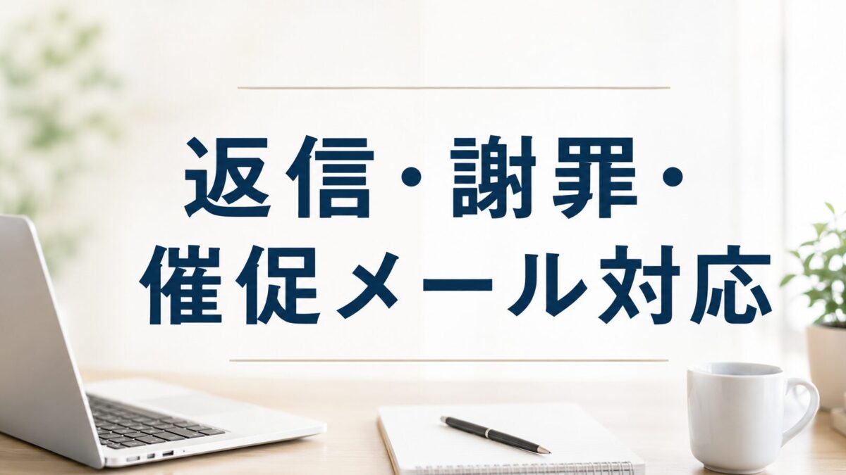 クライアント対応メール例文50選｜社外でも失礼にならない書き方
