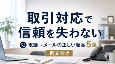 納品遅延の連絡方法｜電話・メールの正しい順番5選【例文付き】