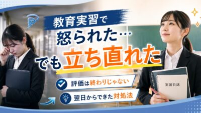 教育実習で怒られて泣いた私が立ち直った方法｜評価への影響と乗り越え方