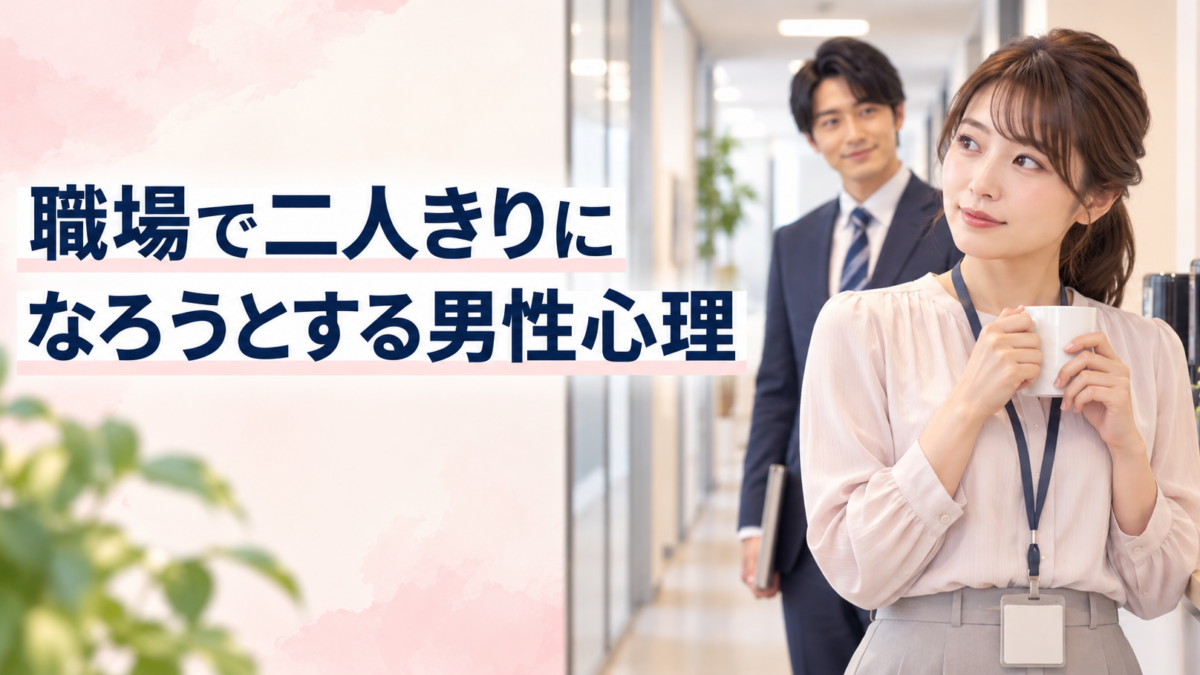 職場で二人きりになろうとする男性心理｜偶然・好意の見分け方