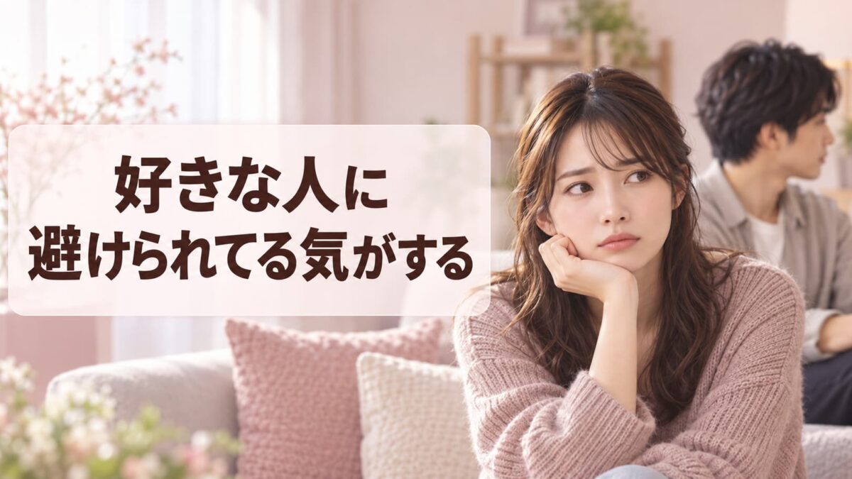 好きな人に避けられてる気がする｜好き避け・嫌い避けの見分け方