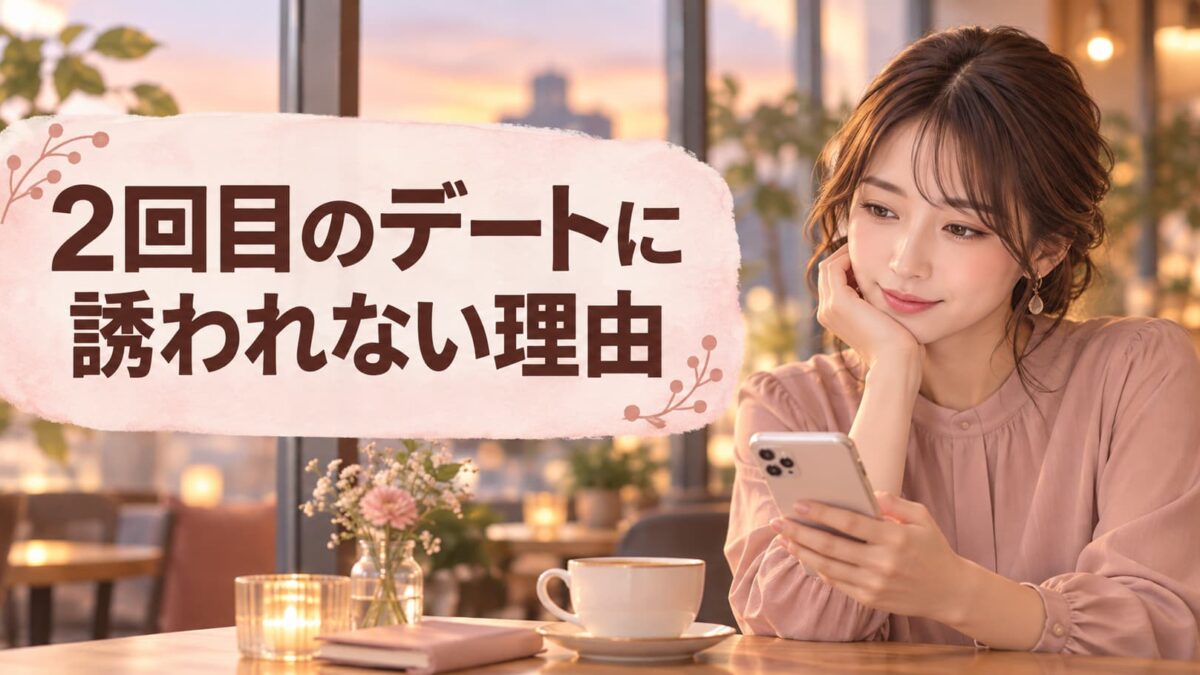 2回目のデートに誘われない理由｜脈なし？待つ期間と女性からの誘い方