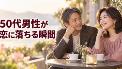 50代男性が恋に落ちる瞬間｜本気になる女性の特徴と行動